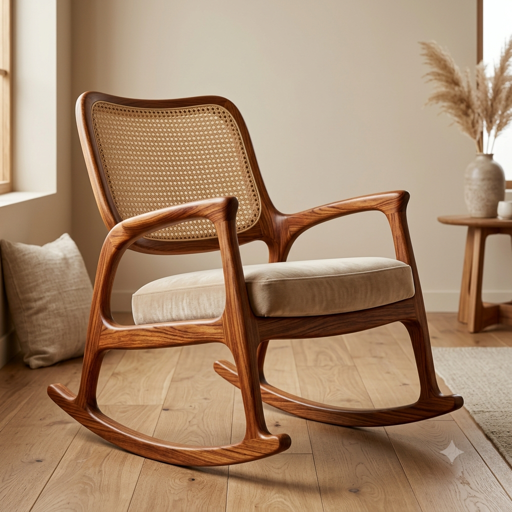 The Serene-Zen Rocking Chair for Home