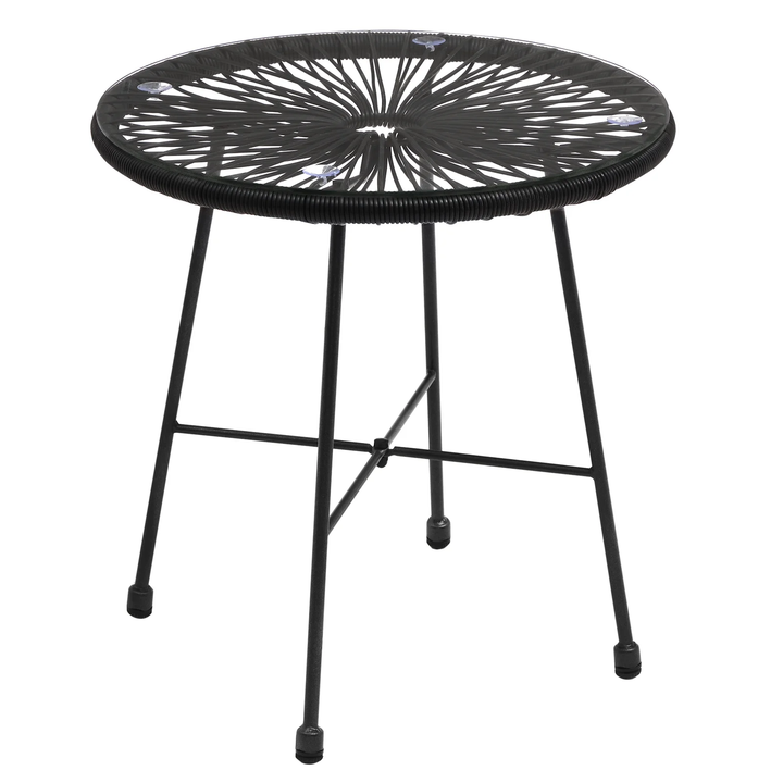 Millions Outdoor Patio Seating Set 2 Chairs and 1 Table Set (Black)