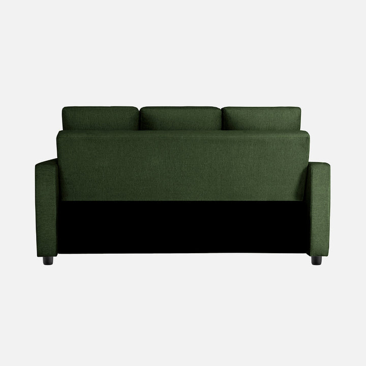 Yeremey Sap Green Fabric Sofa cum Bed
