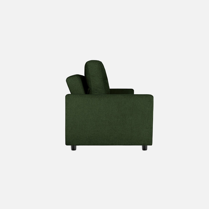 Yeremey Sap Green Fabric Sofa cum Bed
