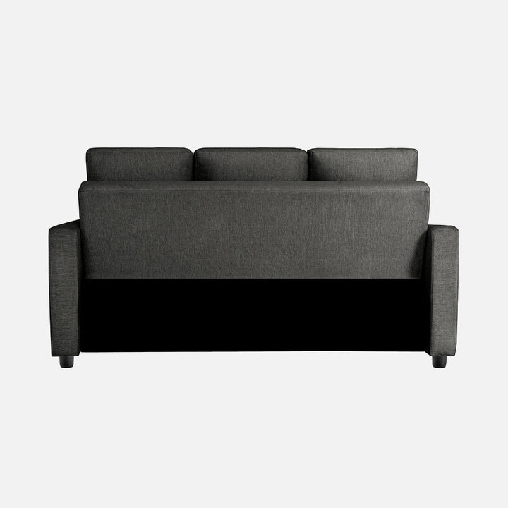 Yeremey Graphite Grey Fabric Sofa cum Bed
