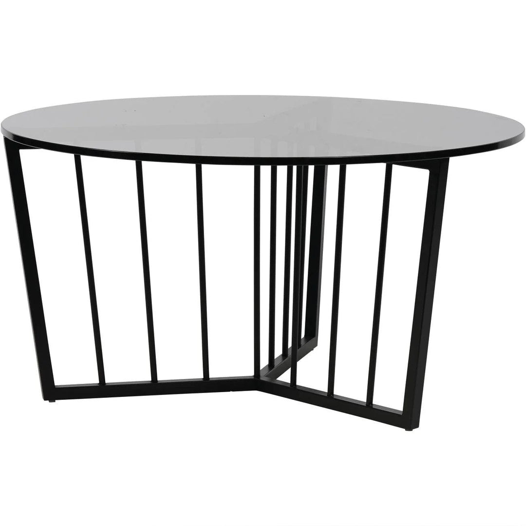 Aditi Striped Elegance Coffee Table Designer Tables