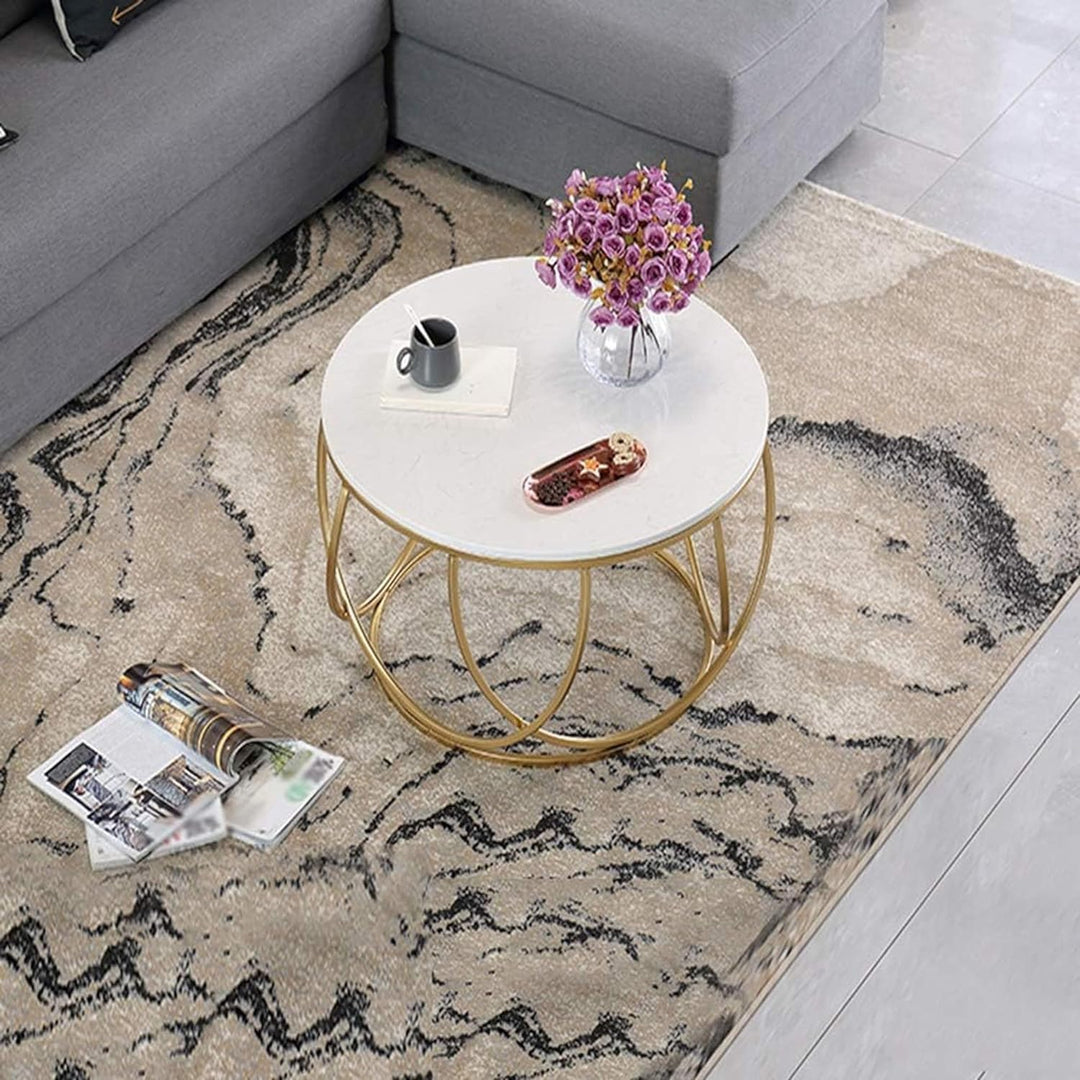 Gilded Globe Metal Coffee Table Tables