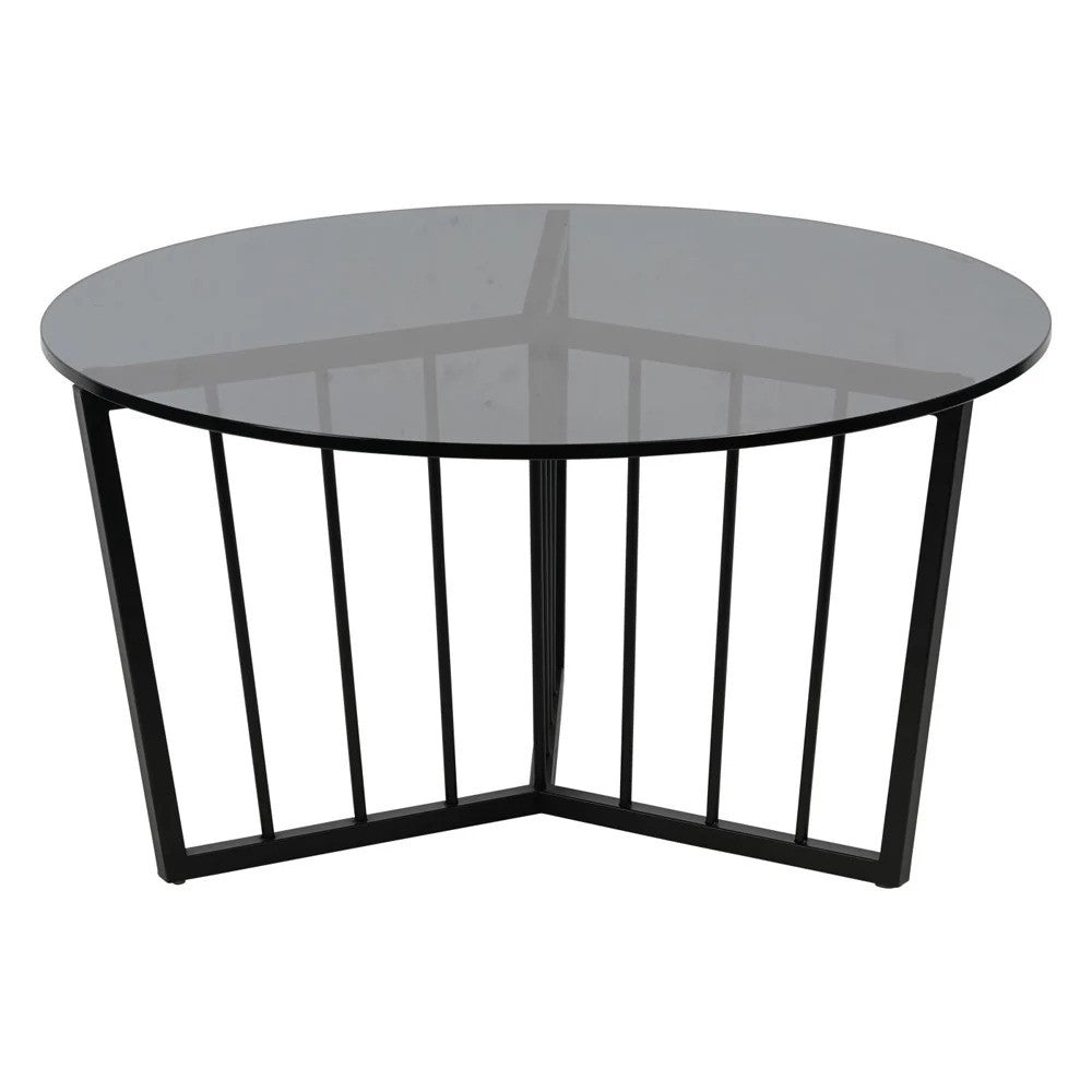 Aditi Striped Elegance Coffee Table Designer Tables