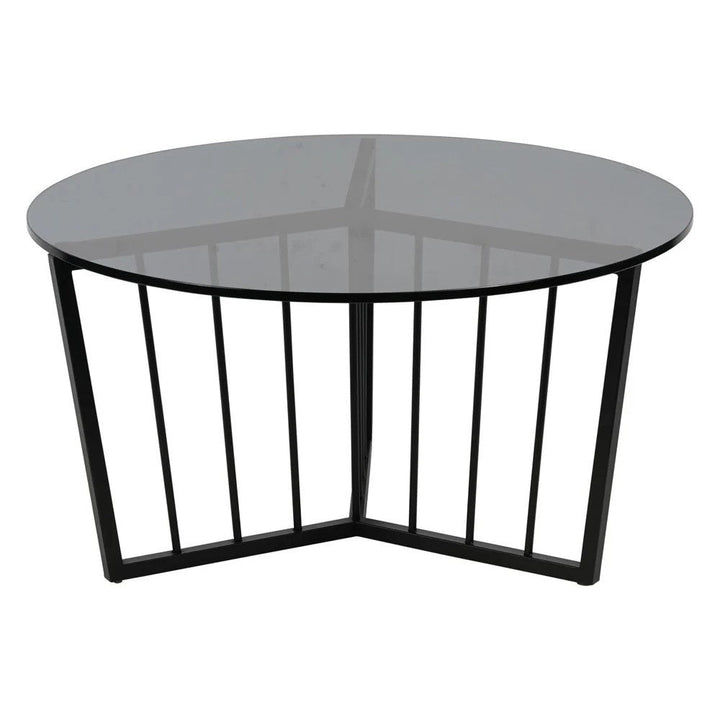 Aditi Striped Elegance Coffee Table Designer Tables