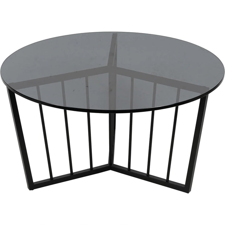 Aditi Striped Elegance Coffee Table Designer Tables