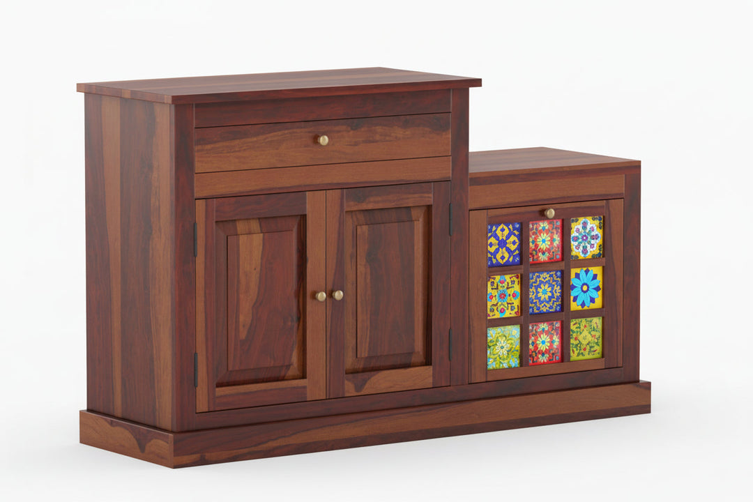 Hanmai Sheesham Wood Shoe Rack