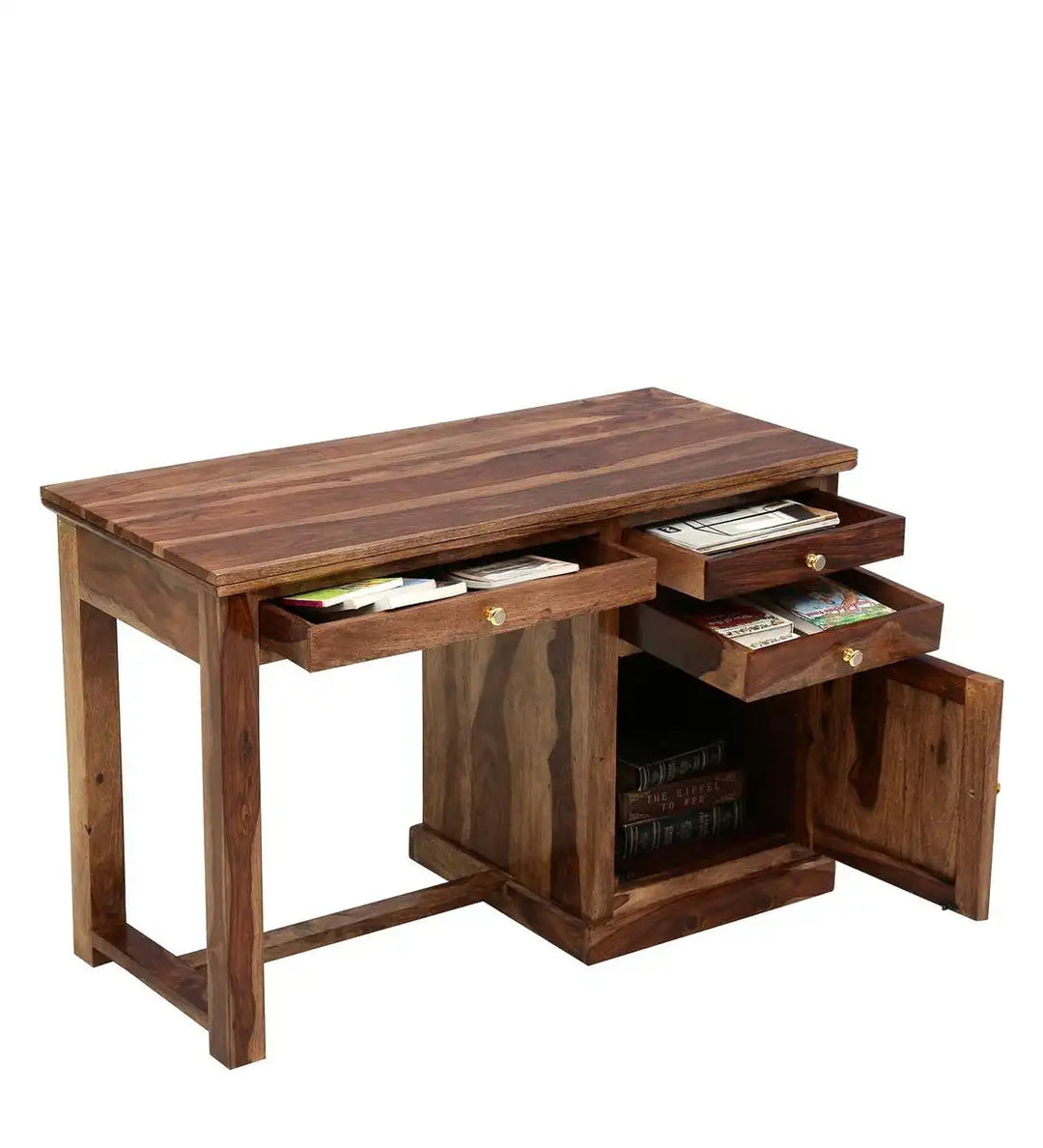 Silvia Solid Wood Study Table for Students