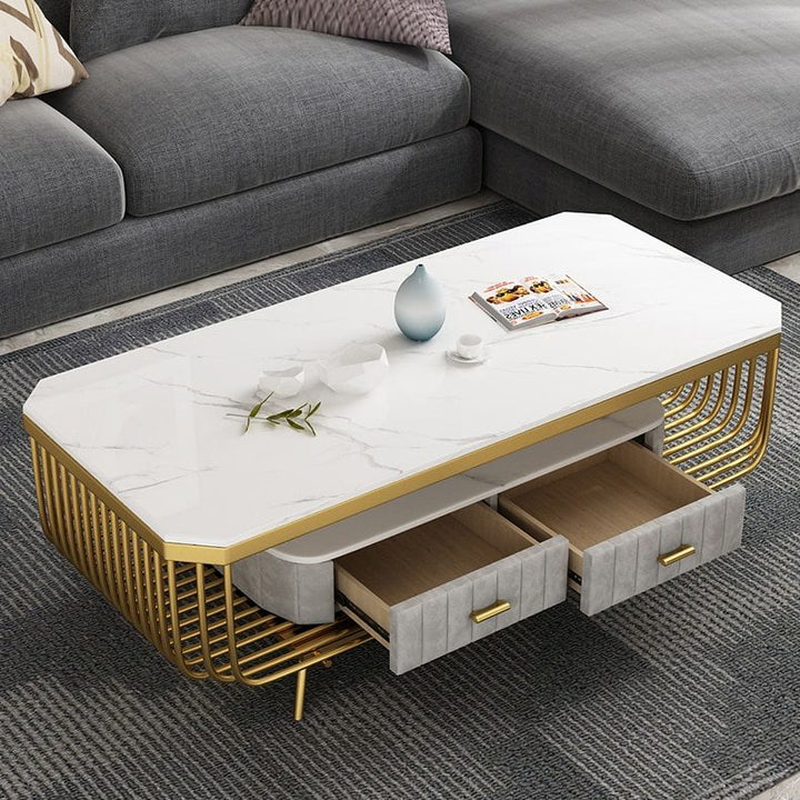 Meenakshi Rectangular Centre Table | Coffee Table|Teapoy For Living Room
