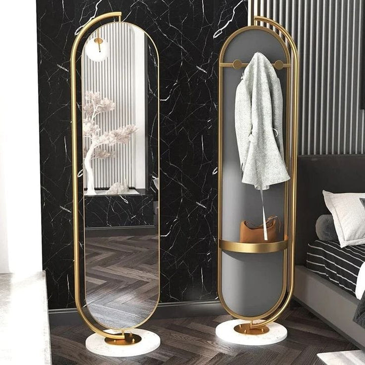 Nordic Floor Rotating Luxury Mirror