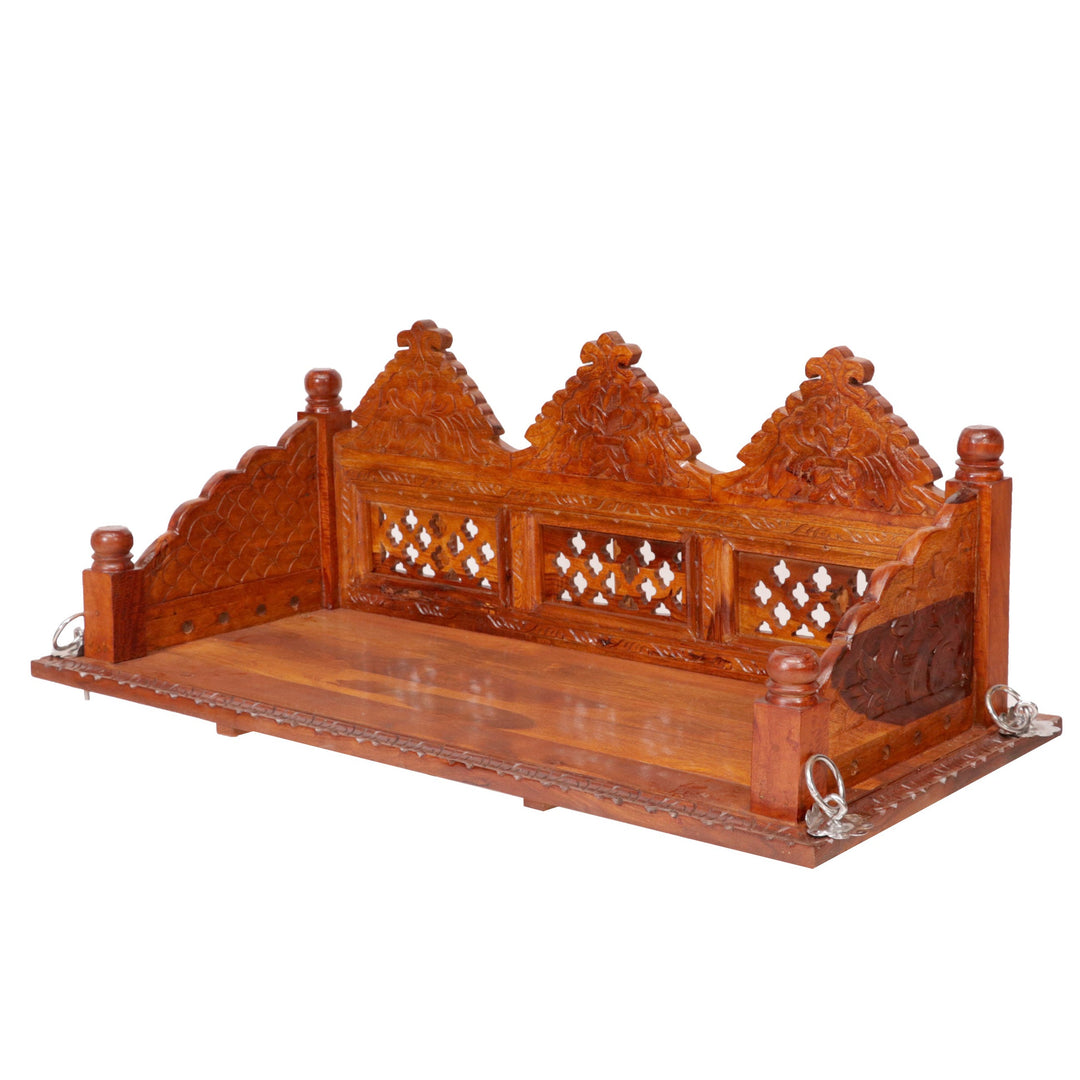 Kaira Natural Tone Wooden Indian Swing