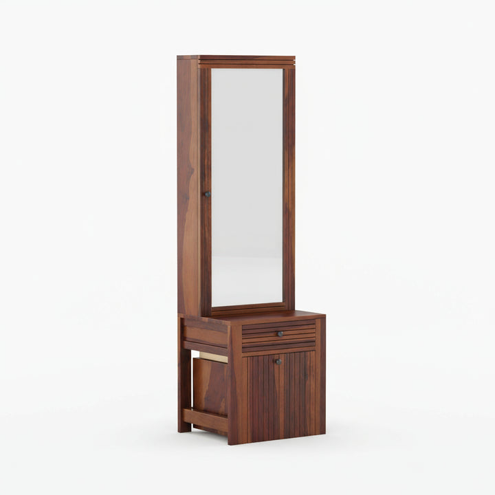 Isidora Sheesham Wood dressing table with seating