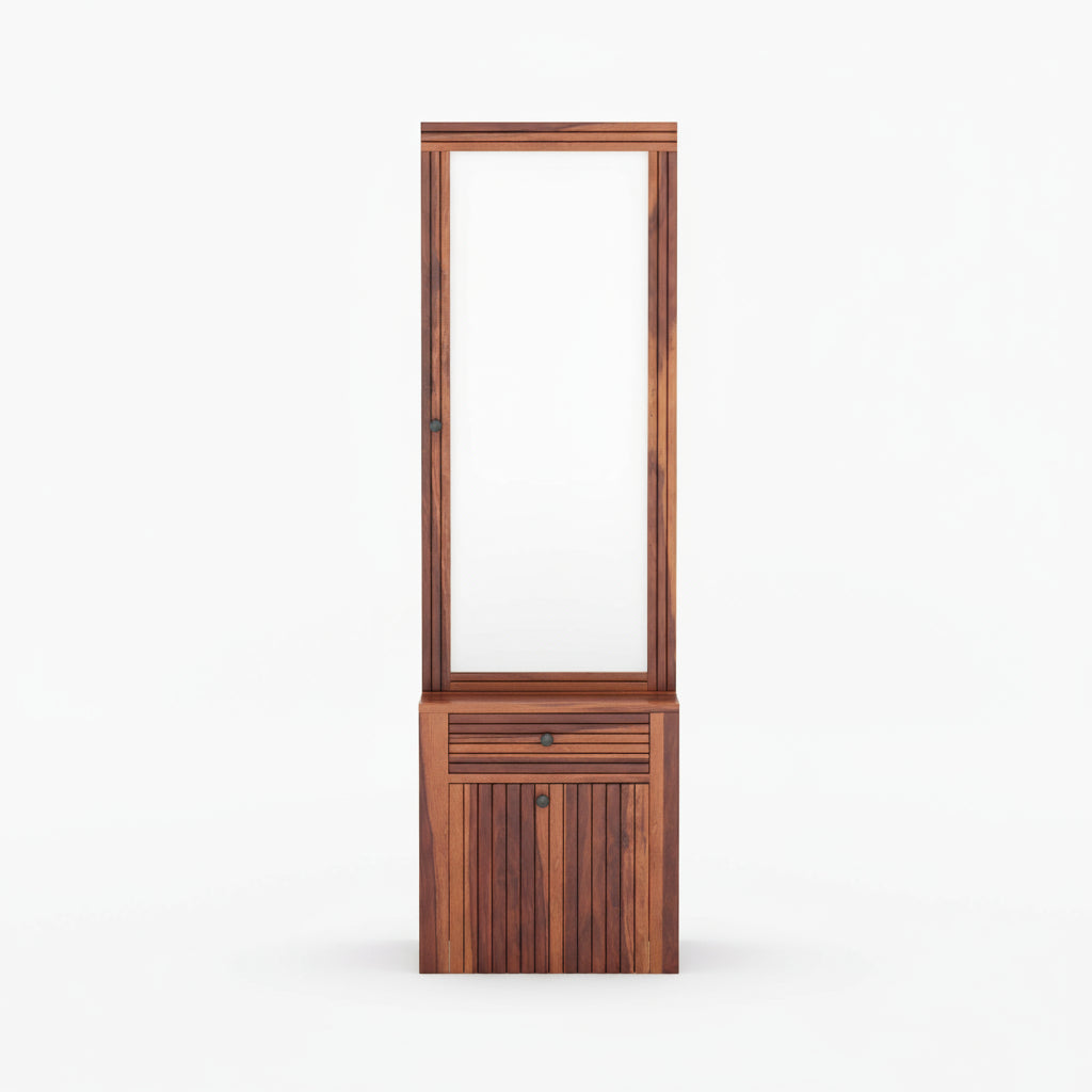 Isidora Sheesham Wood dressing table with seating