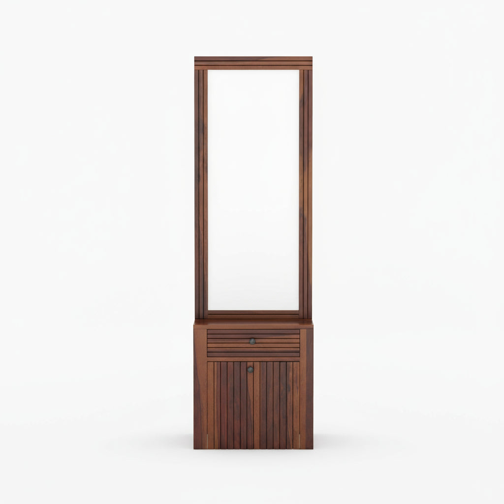 Isidora Sheesham Wood dressing table with seating