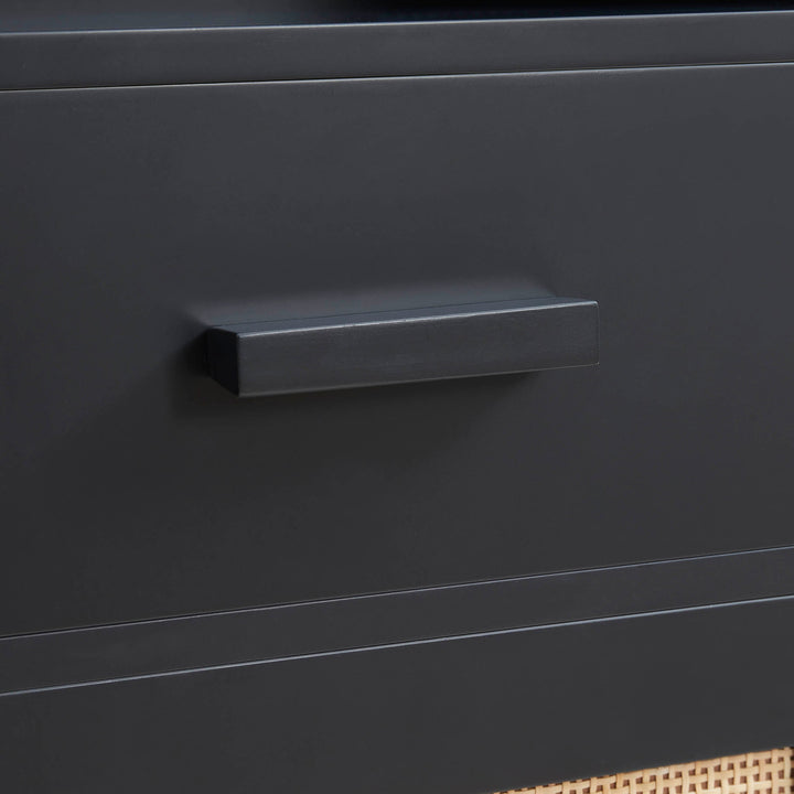 Alonso Tall Storage Unit - Black