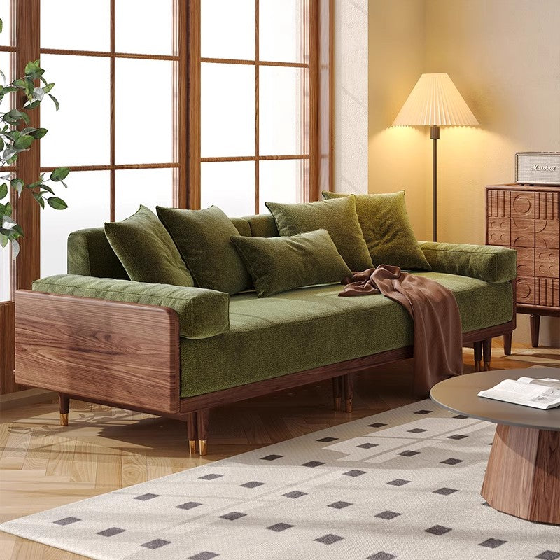 Japandi Solid Wood Frame Sofa Bed SOFA BED