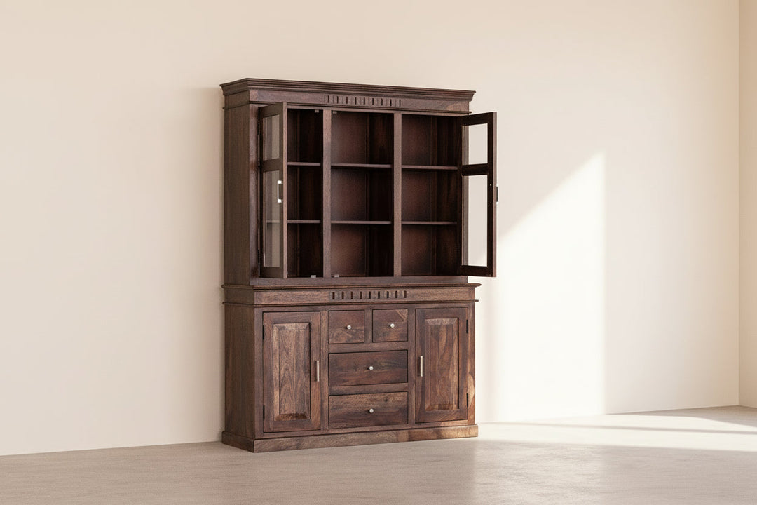 Juana Solid Wood Kitchen Cabinet Storage Cabinet