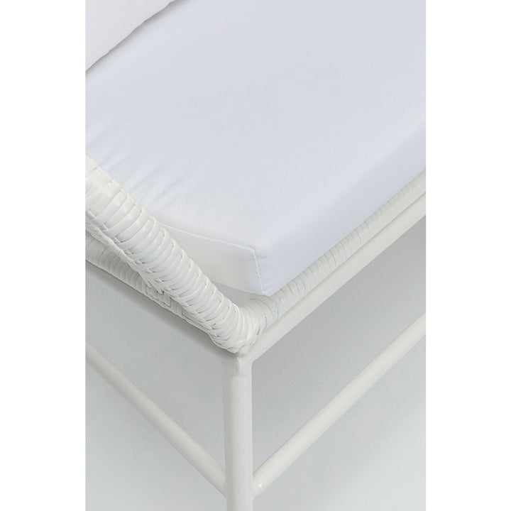 Marsh Outdoor Sofa Set 2 Seater, 1 Single Seater and 1 Center Table Set (White)