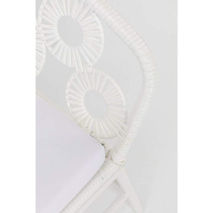 Marsh Outdoor Sofa Set 2 Seater, 1 Single Seater and 1 Center Table Set (White)