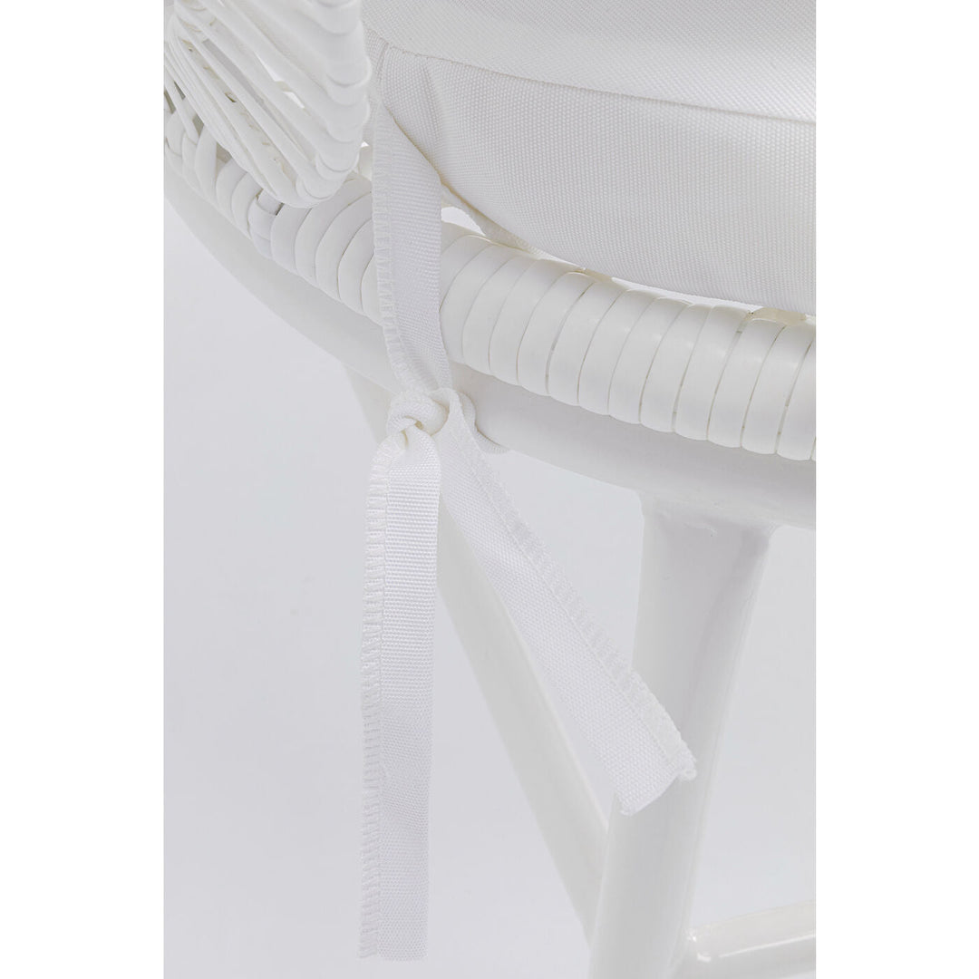 Marsh Outdoor Sofa Set 2 Seater, 1 Single Seater and 1 Center Table Set (White)