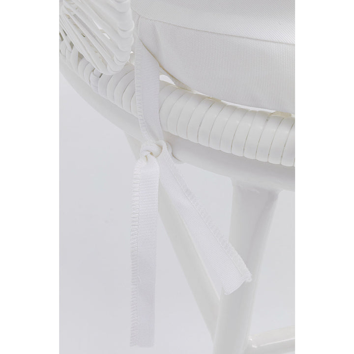 Marsh Outdoor Sofa Set 2 Seater, 1 Single Seater and 1 Center Table Set (White)