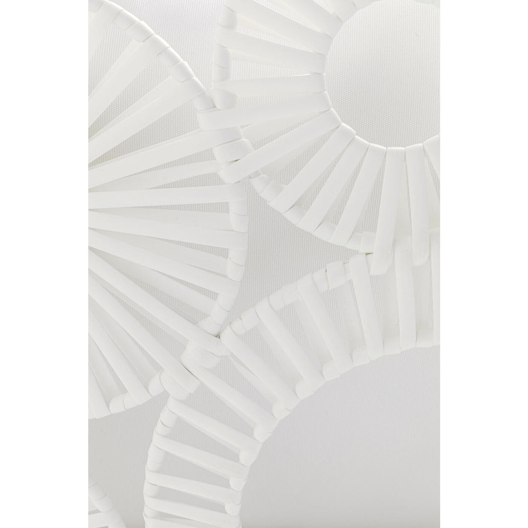 Marsh Outdoor Sofa Set 2 Seater, 1 Single Seater and 1 Center Table Set (White)