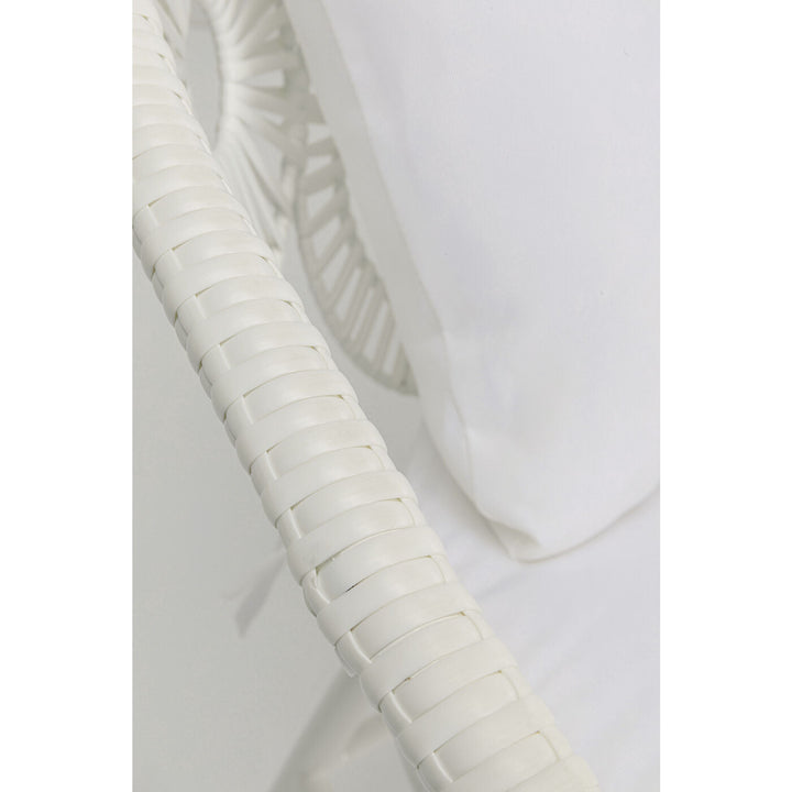 Marsh Outdoor Sofa Set 2 Seater, 1 Single Seater and 1 Center Table Set (White)