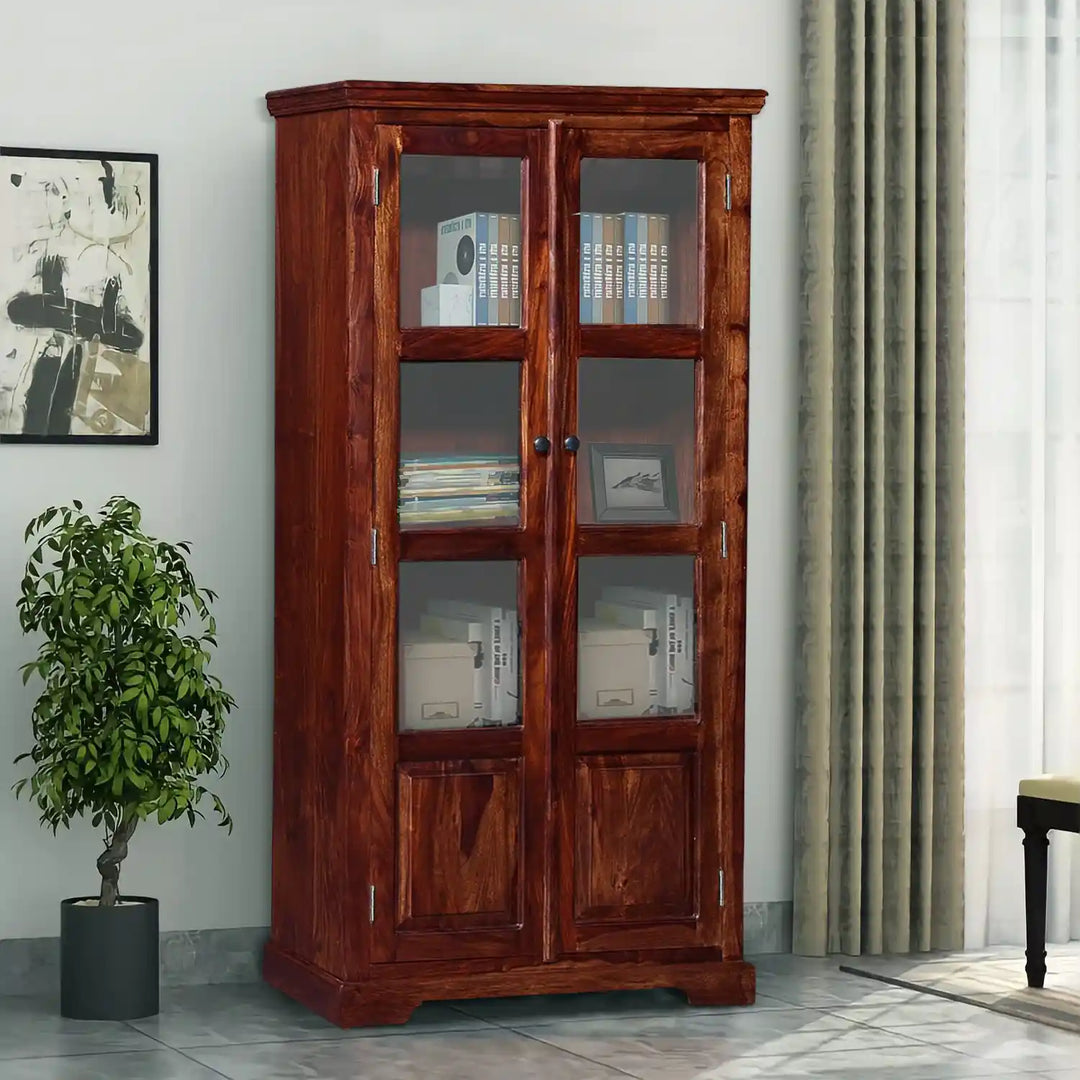 Alicia Solid Wood Bookshelf