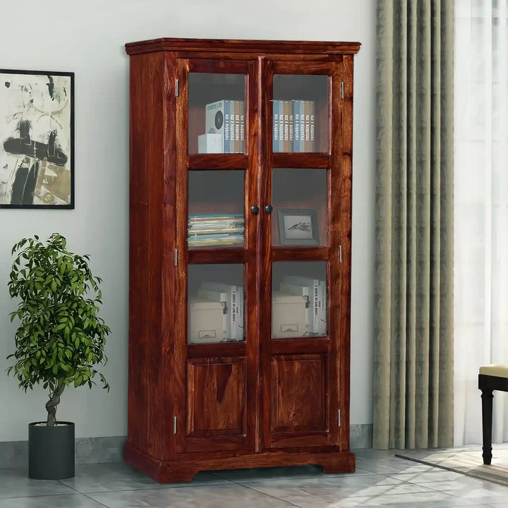 Alicia Solid Wood Bookshelf