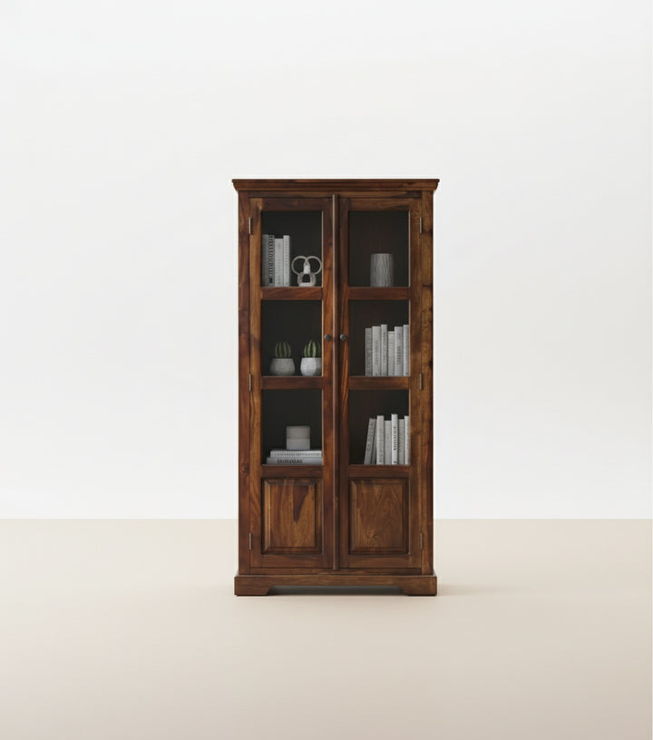 Alicia Solid Wood Bookshelf