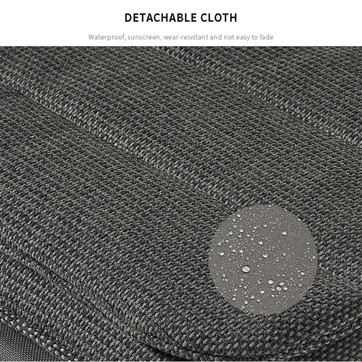 Lalo Outdoor Swimming Poolside Lounger (GREY) Braided & Rope