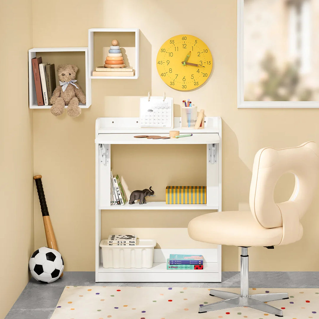 OmkarWood Kendyle 64cm Space-Saver Foldable Study Desk