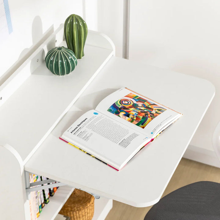 OmkarWood Kendyle 64cm Space-Saver Foldable Study Desk
