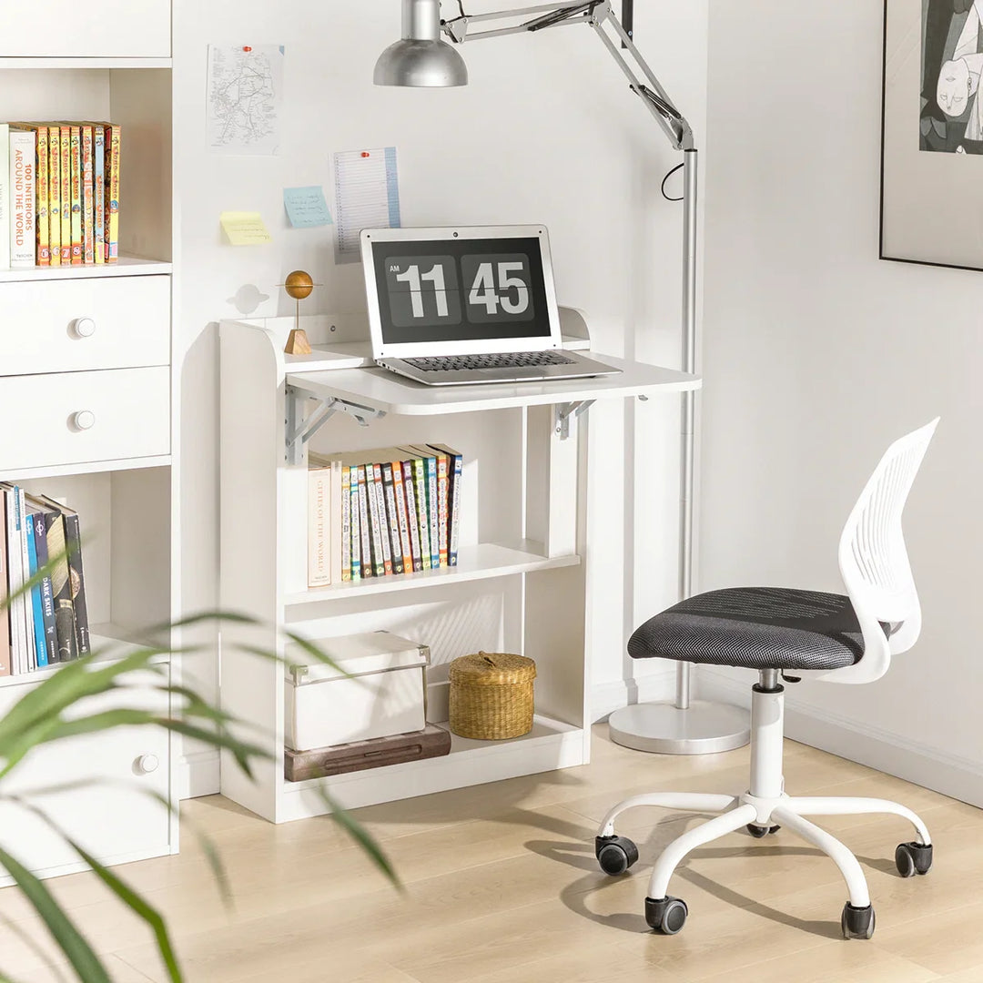 OmkarWood Kendyle 64cm Space-Saver Foldable Study Desk