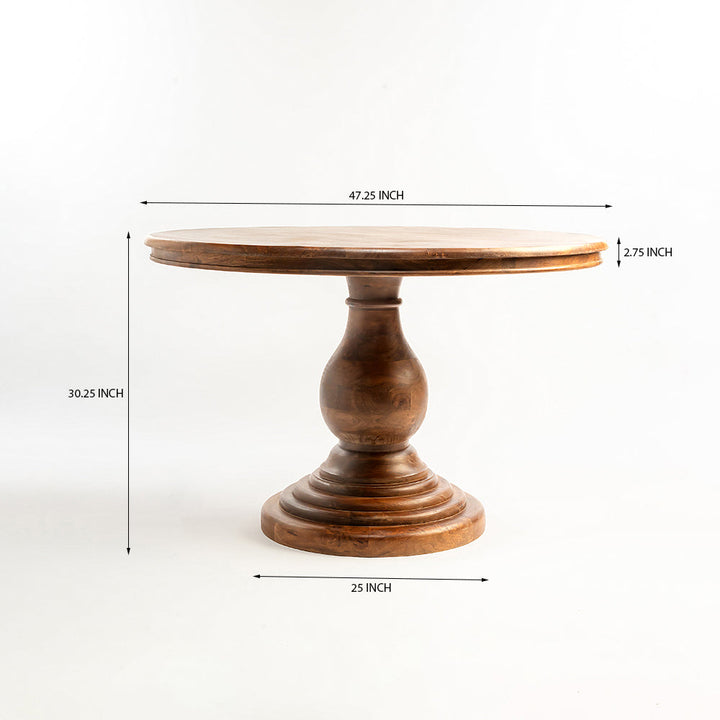 Viktor Mango 4 Seater Wooden Dining Table Dining Table