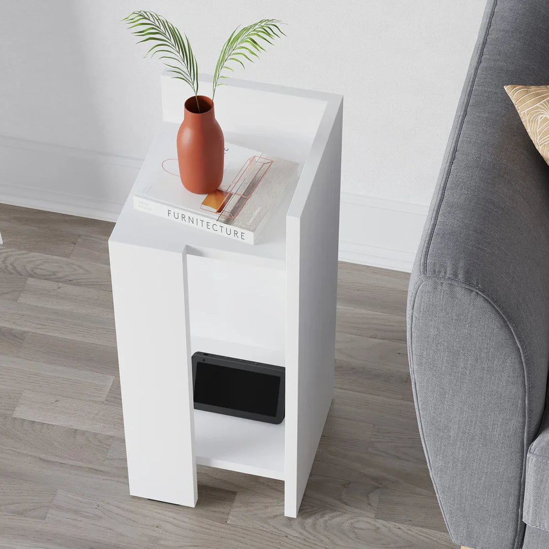 Lochlan Modern Compact Side Table by OmkarWood Furniture