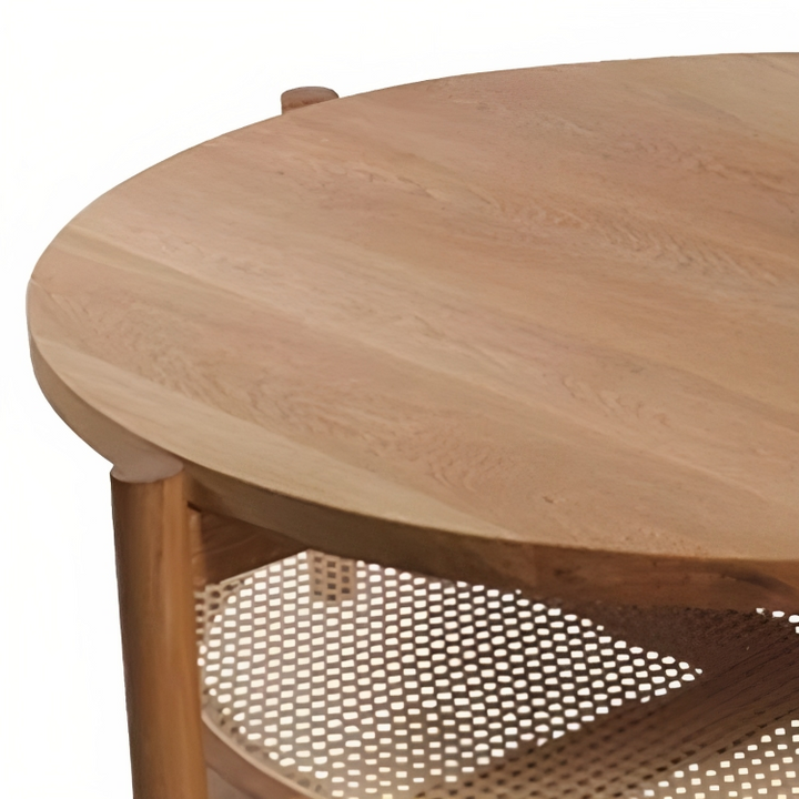 Aditi Solid Wood Rounded Coffee Table