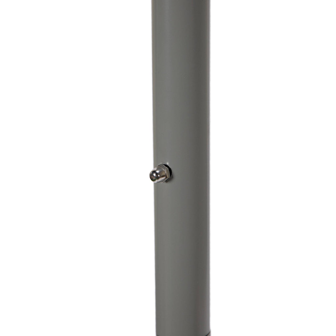 Dario Double Seater Hanging Swing With Stand For Balcony , Garden Swing (Silver)