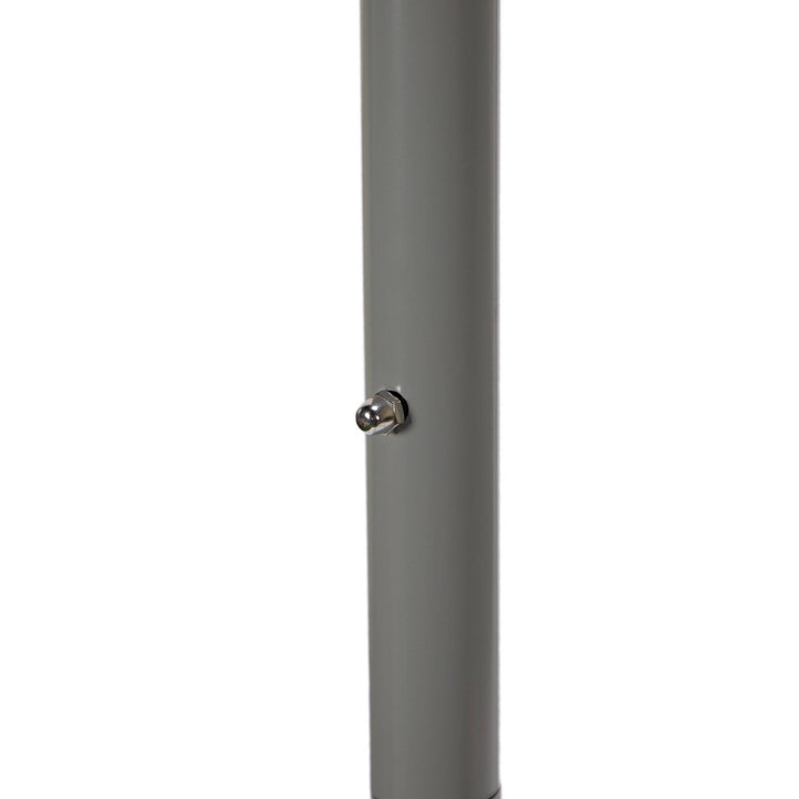 Dario Double Seater Hanging Swing With Stand For Balcony , Garden Swing (Silver)