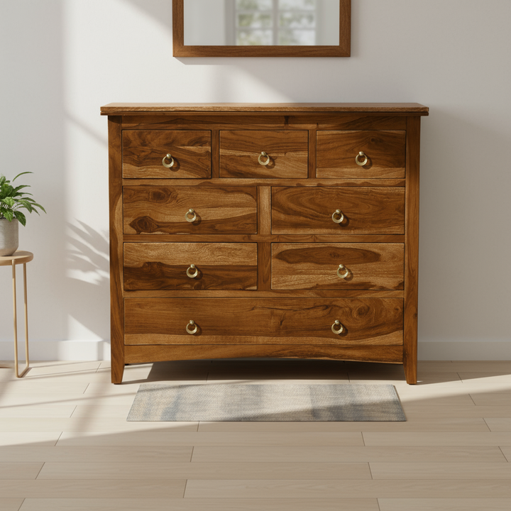 Marta sheesham wood chest of drawers
