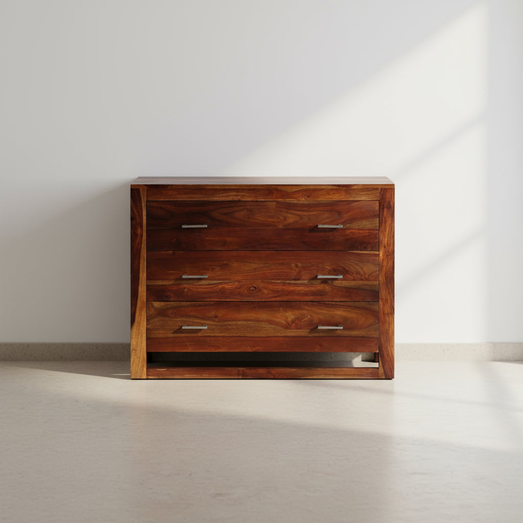 Martina sheesham wood chest of drawers
