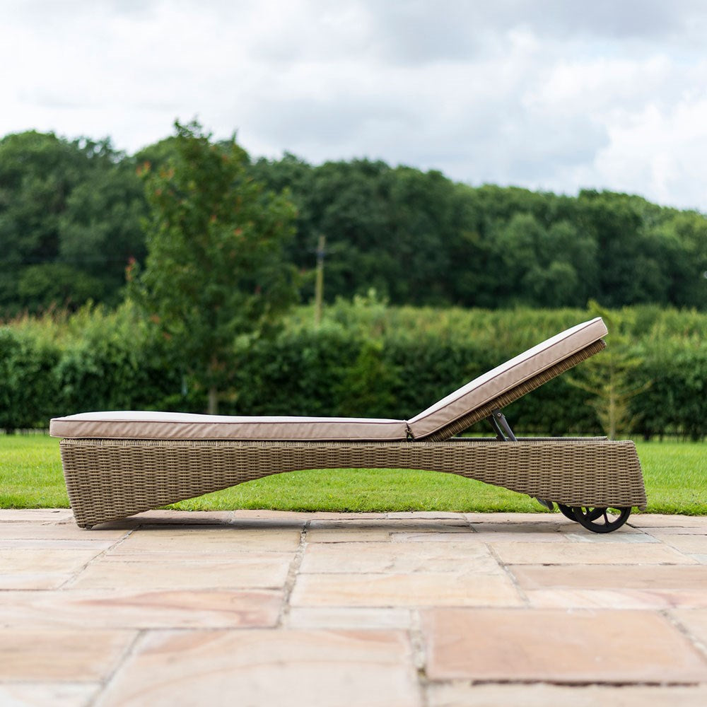 Lynet Outdoor Swimming Poolside Lounger  Set of 2 (Arabica)