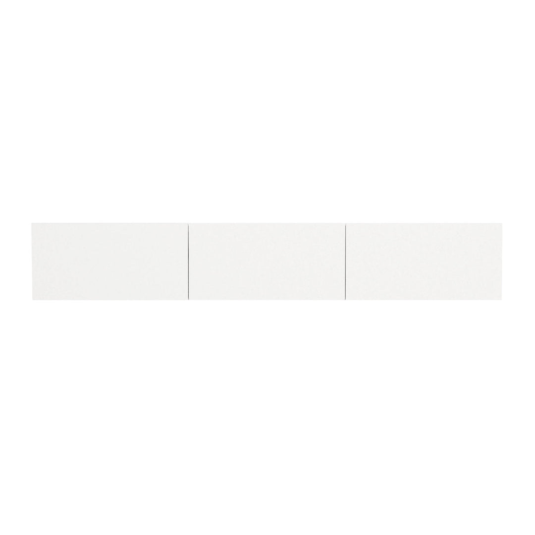 OmkarWood Verona Wall-Mounted TV Unit – White Finish
