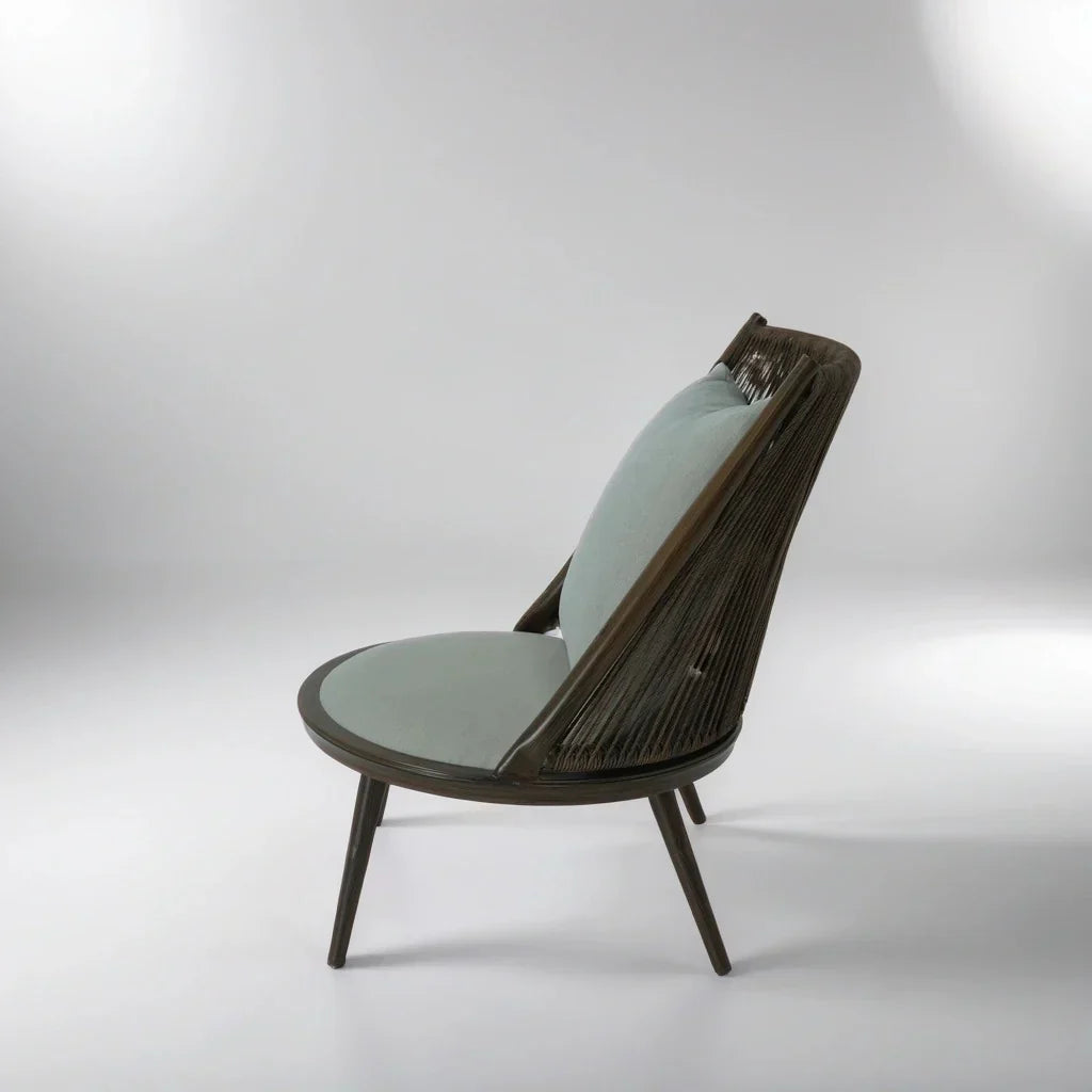 Felix Outdoor Patio Seating Set 2 Chairs and 1 Table Set (Brown) Braided & Rope