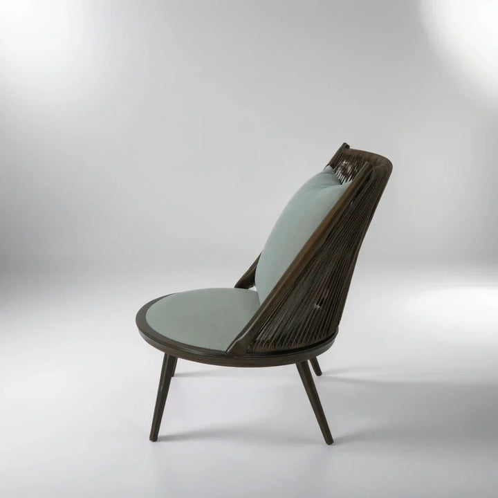 Felix Outdoor Patio Seating Set 2 Chairs and 1 Table Set (Brown) Braided & Rope