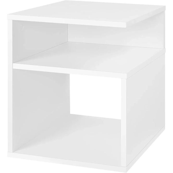 Mugdha Modern Bedside Table with Multi-Level Storage by OmkarWood Furniture