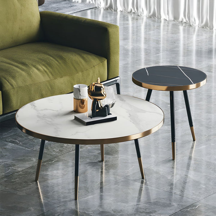 Falguni Stainless Steel Frame Coffee Table for Living Room