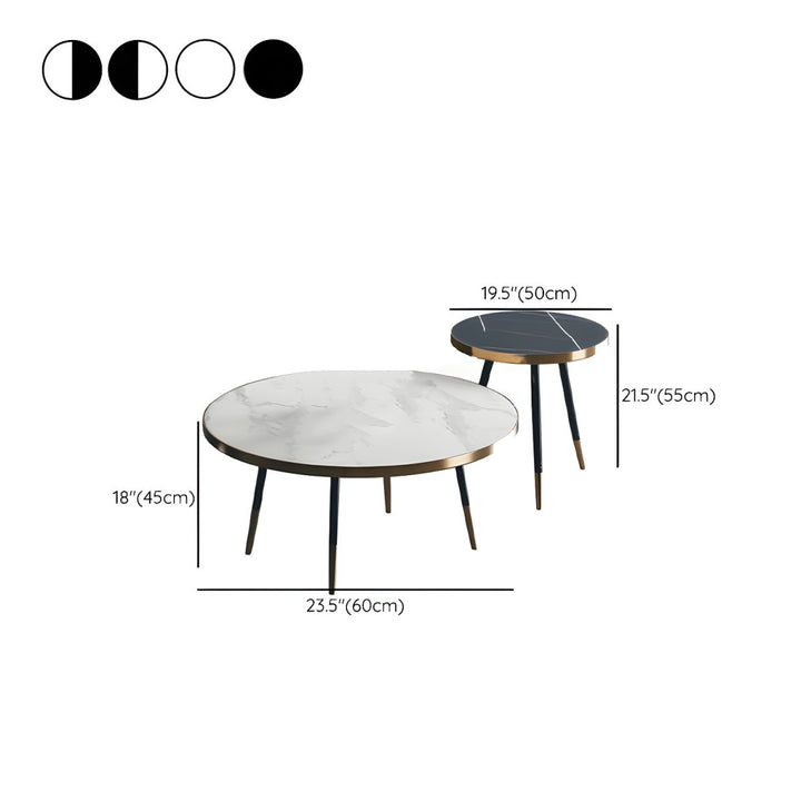 Falguni Stainless Steel Frame Coffee Table for Living Room