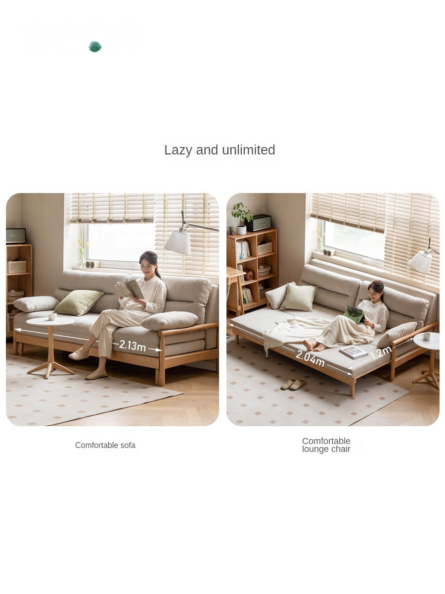 Janisha Solid Wood Sofa Come Bed | Easy Folding Sofa Come Bed
