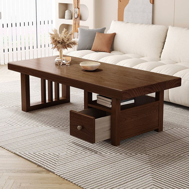 Janvi Solid Wood Coffee Table for Living Room